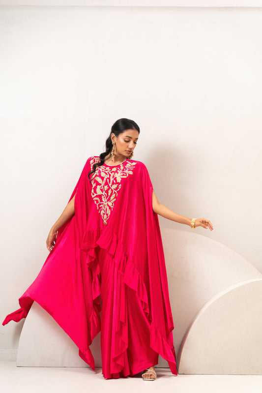 Pink kaftan set