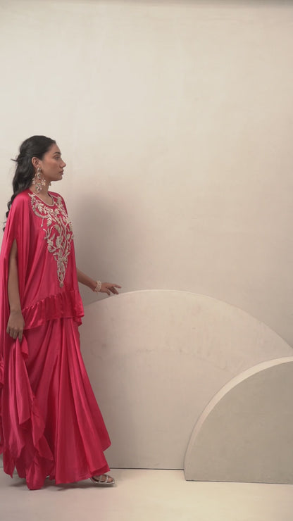 Pink kaftan set